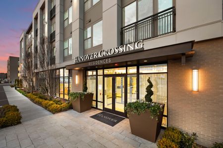 Hanover Crossing Residences exterior building and entrance