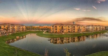 The Reserve at Vero Beach, dusk, water view, apartments, balconies
