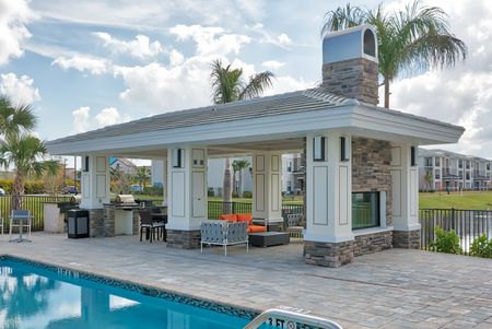 The Reserve at Vero Beach, exterior, pavilion, outdoor grills, outdoor fireplace, seating area, pool