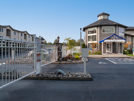 Front Entry Gate l Upscale Parkland Apartments for Rent l Tacoma, WA l Nantucket Gate