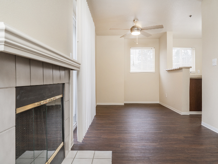 Mahogany Style Plank Floors l Canyon Park l Luxury Remodeled Apartments in Puyallup