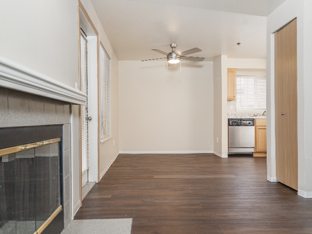 Mahogany Style Plank Floors l Canyon Park l Luxury Remodeled Apartments in Puyallup