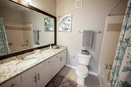 furnished bathroom apartment interior