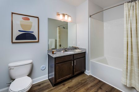 furnished bathroom of apartment home
