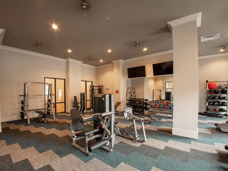 Fully equipped fitness center