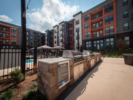 Outdoor grilling area
