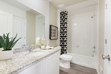 furnished bathroom in townhome