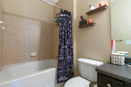 furnished bathroom of apartment