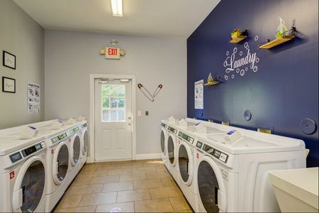 laundry facility with machines