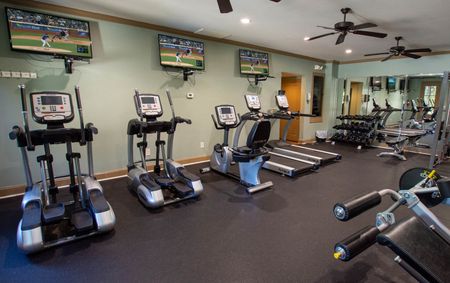furnished fitness center