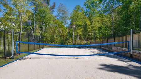 sand volleyball court