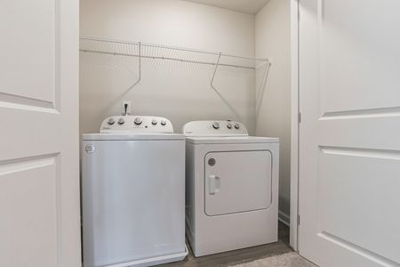 furnished laundry room