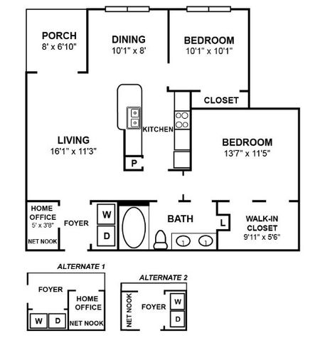 B1R Floor Plan Image