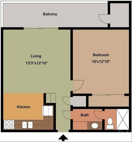 Avenue 19 A1U One Bedroom