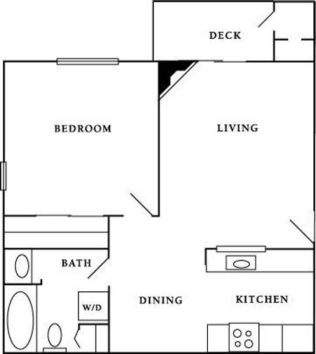 One Bedroom One Bath | Apartments in Bellevue WA | Surrey Downs