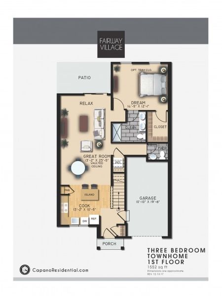 3 Bd Townhome