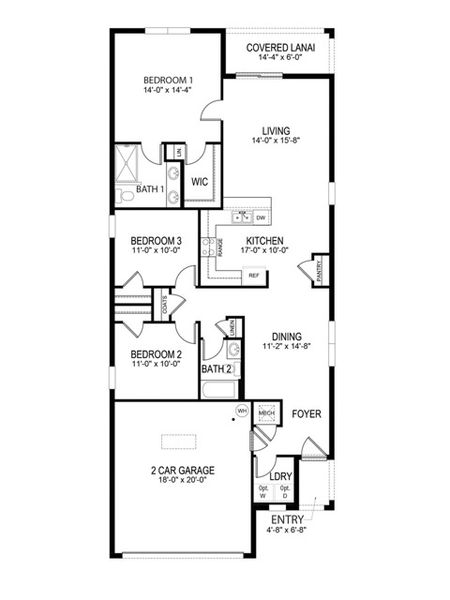 Allex Floor Plan
