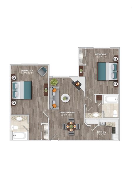 B2 Floor Plan Image