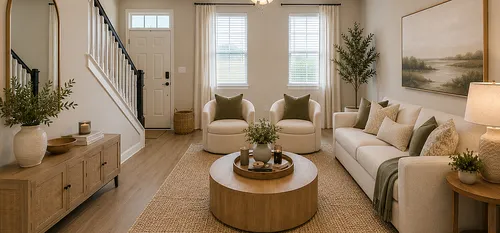 Furnished living room