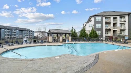 community pool outside in daytime