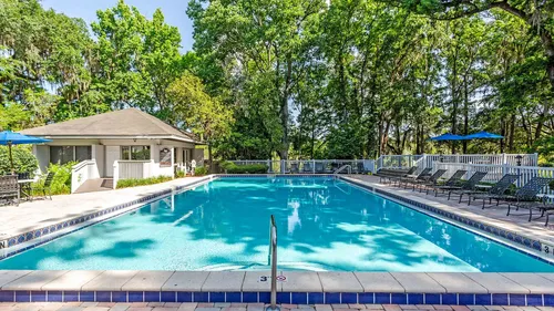 sparkling community pool
