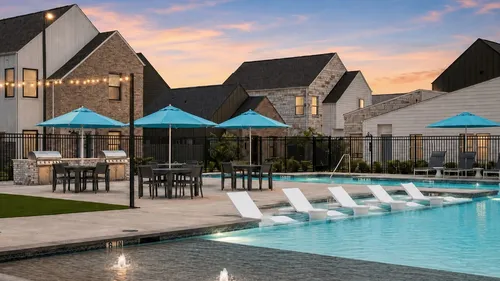 exterior pool and homes