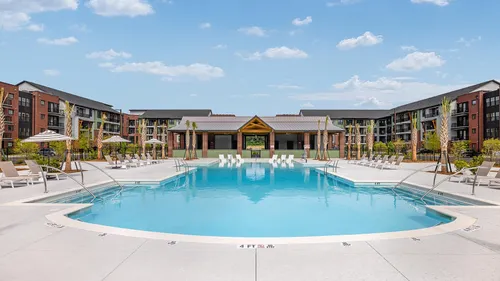 exterior of resort style pool