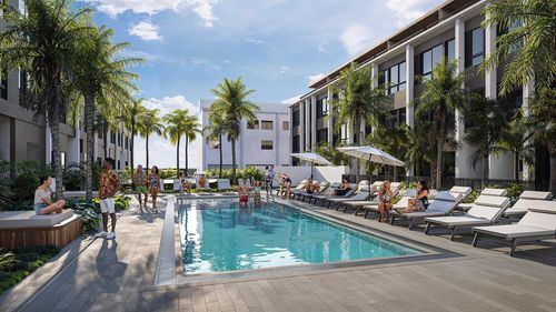 Rendering of pool