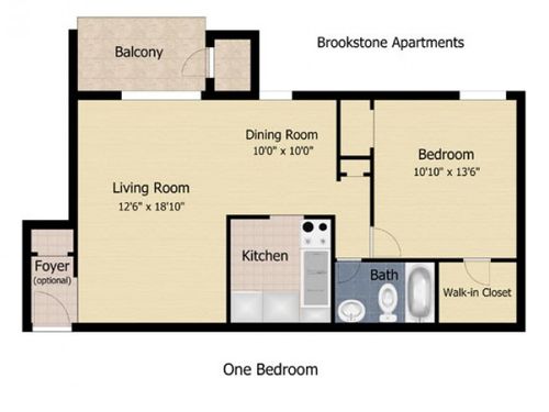 3 Bedroom 3 Bed Apartment Brookstone