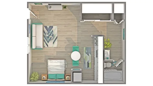 3D apartment layout preview at ReNew Biltmore.