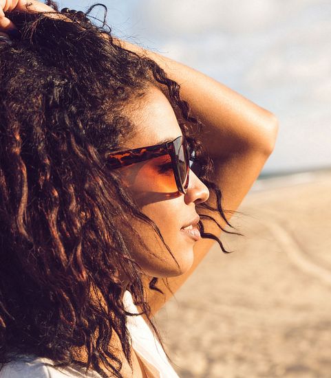 Woman at the beach