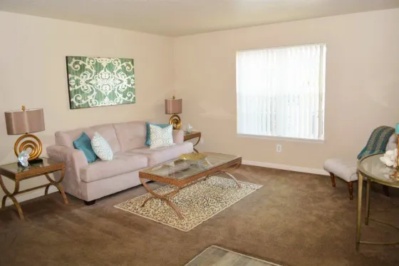 modern apartment living area