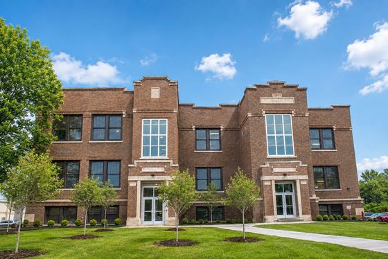 Brick Building Exterior