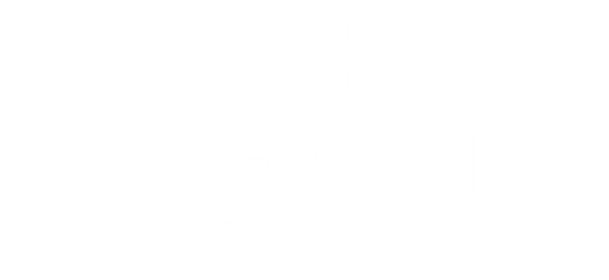 Modern 'Lakewood Station' logo with clean, bold typography and a geometric emblem.