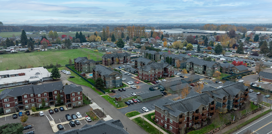 Apartment aerial view