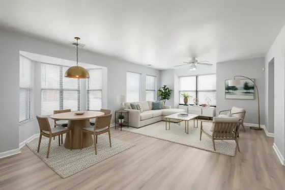 Bay Window Living Dining
