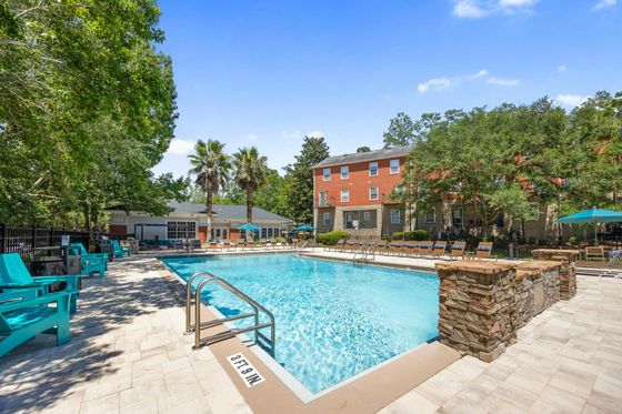 Pool and apartments