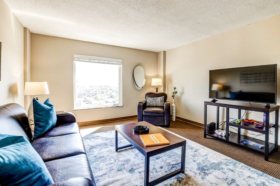 Furnished living room