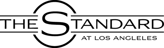 Logo for The Standard at Los Angeles featuring a bold 'S' and stylish text design.