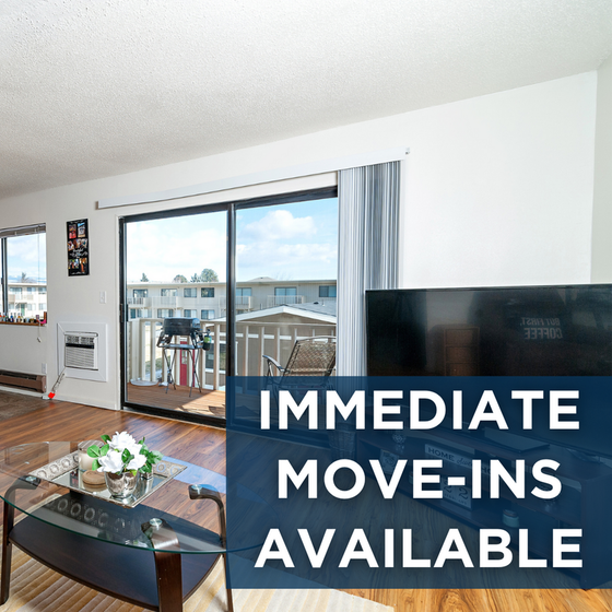 Immediate Move-ins Available