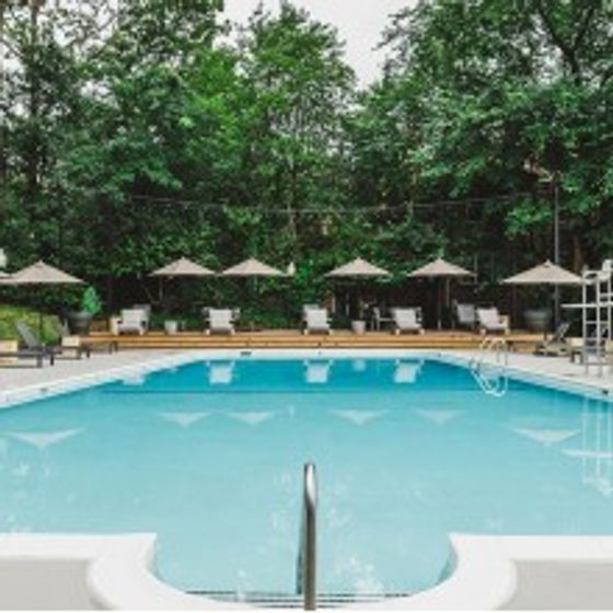 Entry to pool