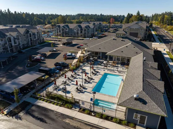 Modera Lacey Rendering of exterior buildings