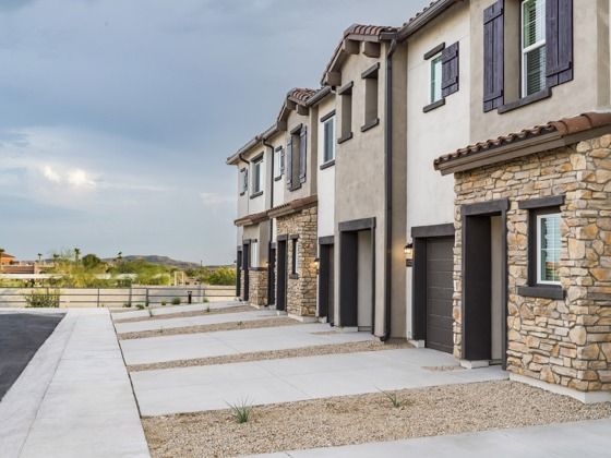 exterior townhome builiding amavi aster ridge single family homes for rent in phoenix