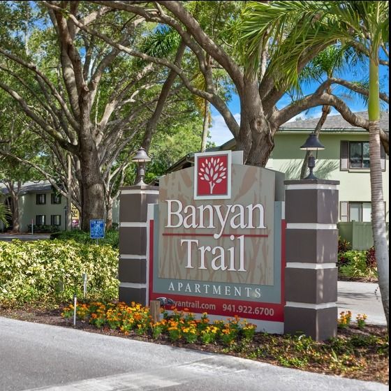 Banyan Trail front sign