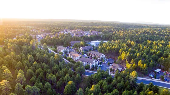 The RIdge Aerial view of property