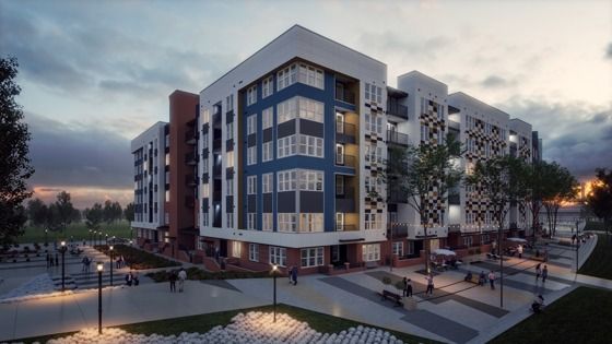 Rendeering image of building