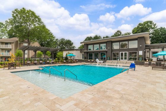 Exterior View of Apartments and Pool