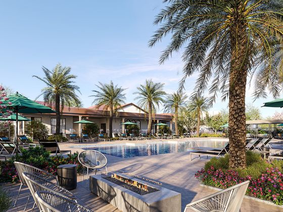 pool area rendering