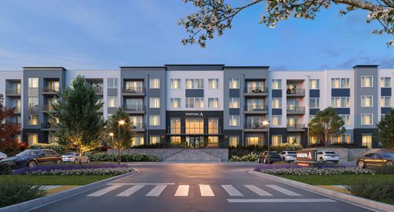 Outdoor view of apartment
