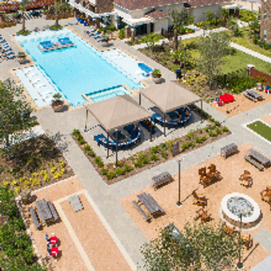 Outdoor Community Space with pool